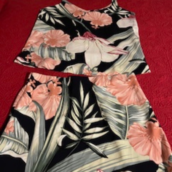 Eliane Rose Tank Top (Small) and Matching Rachel Zoe Skirt (Size 8) NEW - Picture 1 of 3